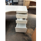 Second-hand Beckbury 1600mm R/H Radial Desk with 3d Desk High Pedestal MAPLE