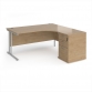 R/H Kendal Oak Top With Silver Frame