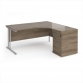 R/H Grey Nebraska Oak Top With Silver Frame