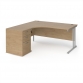 L/H Kendal Oak Top With White Frame