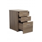 Apley Exclusive 3-Drawer Desk High Pedestal