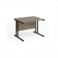Grey Nebraska Oak Top With Black Frame