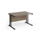 Grey Nebraska Oak Top With Black Frame