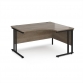 Grey Nebraska Oak Top With Black Frame