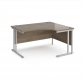 Grey Nebraska Oak Top With Silver Frame