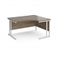 Grey Nebraska Oak Top With White Frame