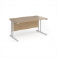 Kendal Oak Top With White Frame