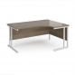 Grey Nebraska Oak Top With White Frame