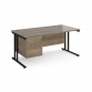Grey Nebraska Oak Top With Black Frame