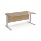 Kendal Oak Top With Silver Frame