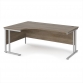 Grey Nebraska Oak Top With Silver Frame