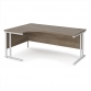 Grey Nebraska Oak Top With White Frame