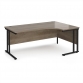 Grey Nebraska Oak Top With Black Frame