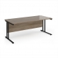 Grey Nebraska Oak Top With Black Frame