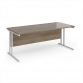 Grey Nebraska Oak Top With White Frame