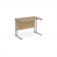 Kendal Oak Top With Silver Frame