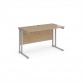 Kendal Oak Top With Silver Frame
