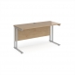 Kendal Oak Top With Silver Frame