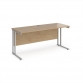 Kendal Oak Top With Silver Frame