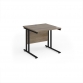 Grey Nebraska Oak Top With Black Frame