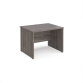 Himley 1000 x 800 Panel End Desk Grey Oak