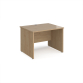 Himley 1000 x 800 Panel End Desk Kendal Oak