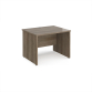 Himley 1000 x 800 Panel End Desk Grey Nebraska Oak