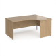 Himley 1600 R/H Panel End Crescent Desk Kendal Oak