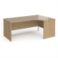 Himley 1600 R/H Panel End Crescent Desk Kendal Oak
