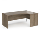 Himley 1800 R/H Panel End Crescent Desk Grey Nebraska Oak