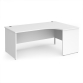 Himley 1800 R/H Panel End Crescent Desk White
