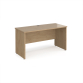 Himley 1400 x 600 Panel End Desk Kendal Oak