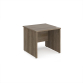 Himley 800 x 800 Panel End Desk Grey Nebraska Oak