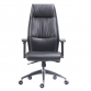 Executive synchro chair faux leather front view