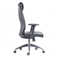 Executive synchro chair faux leather side view
