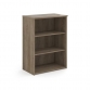 Himley 1090H x 800W x 470D 2-Shelf Bookcase Grey Nebraska Oak 