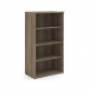 Himley 1440H x 800W x 470D 3-Shelf Bookcase Grey Nebraska Oak 