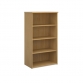Himley 1440H x 800W x 470D 3-Shelf Bookcase Oak