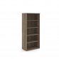 Himley 1790H x 800W x 470D 4-Shelf Bookcase Grey Nebraska Oak 