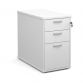 Himley 3 Drawer Desk High Pedestal 800mm deep White