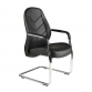 Medium Back Boardroom Chair In Faux Leather