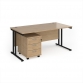 Kendal Oak Top With Black Frame
