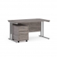 Himley 800mm Rectangular Desk With 2 Drawer Mobile Pedestal 
