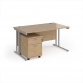 Kendal Oak Top With Silver Frame