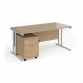 Kendal Oak Top With White Frame
