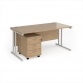 Kendal Oak Top With White Frame