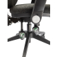 High Back Charcoal VDU Chair With Folding Arms